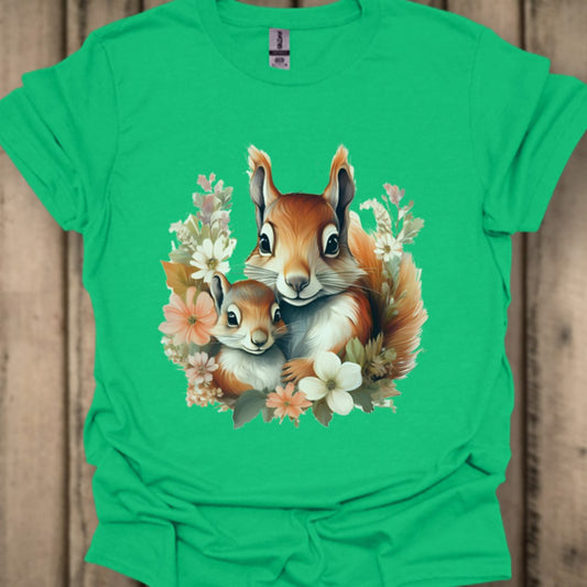 Eekhoorn met Jong T‑Shirt