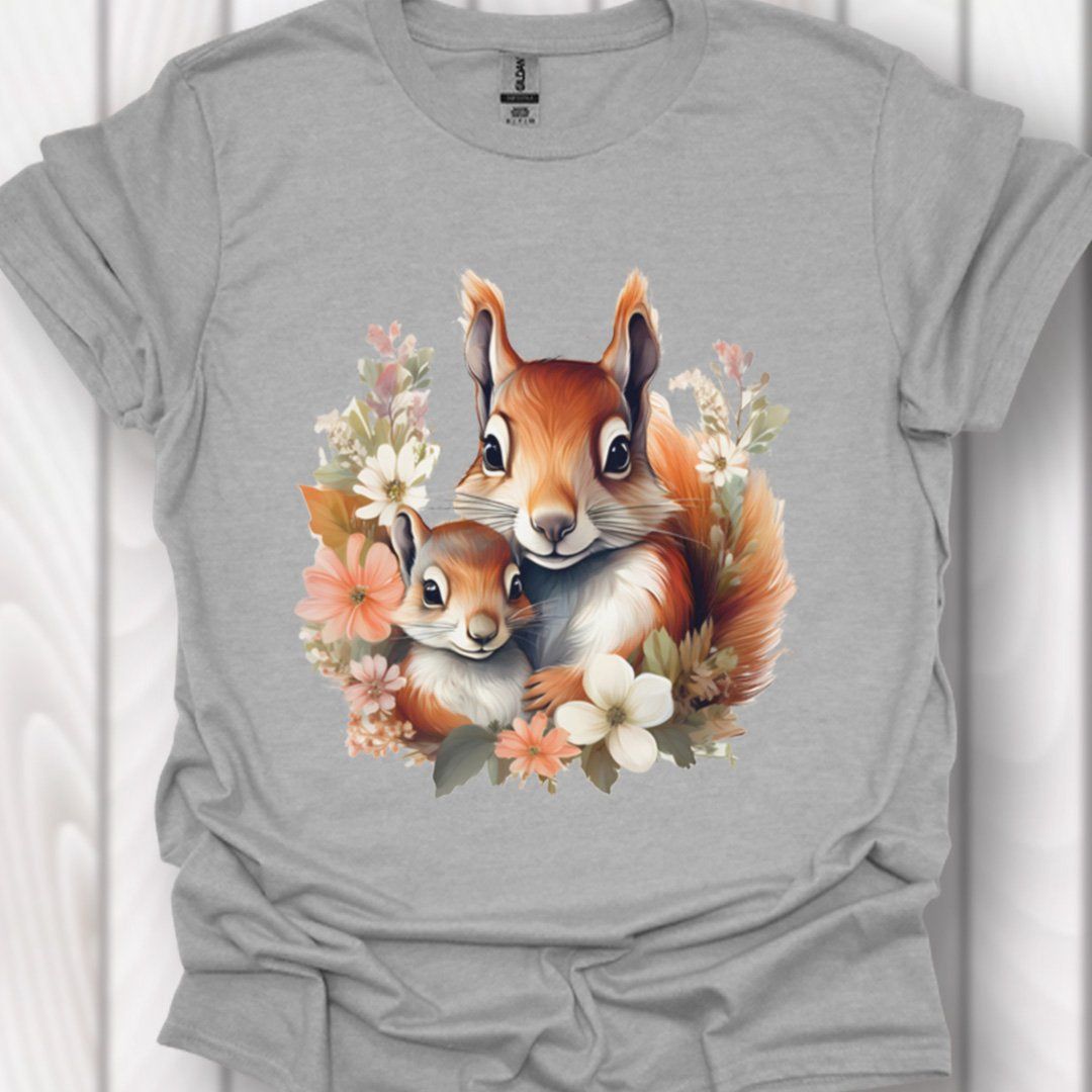 Eekhoorn met Jong T‑Shirt
