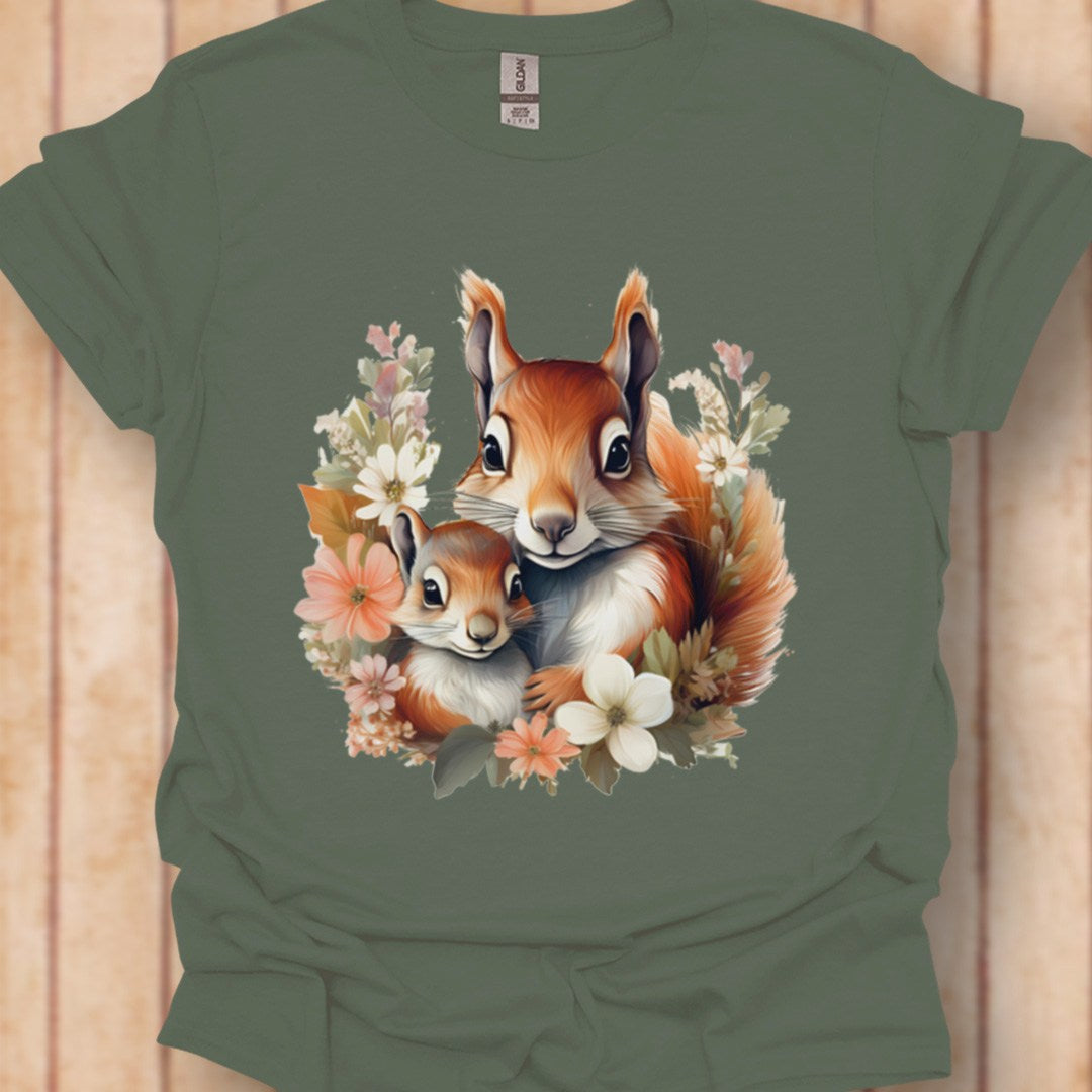 Eekhoorn met Jong T‑Shirt
