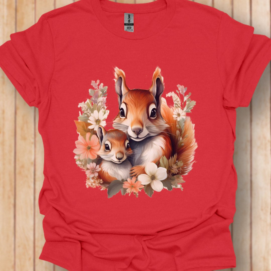 Eekhoorn met Jong T‑Shirt