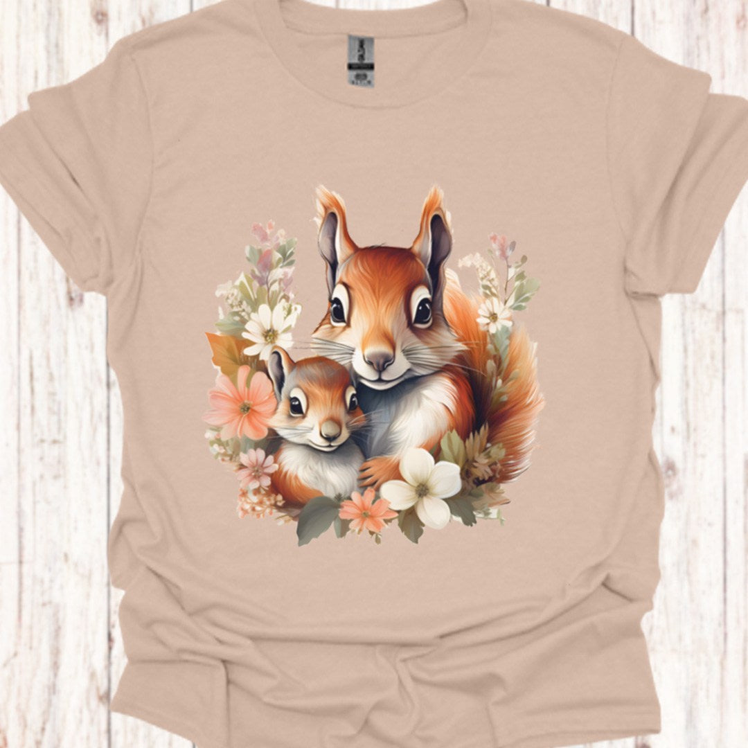 Eekhoorn met Jong T‑Shirt