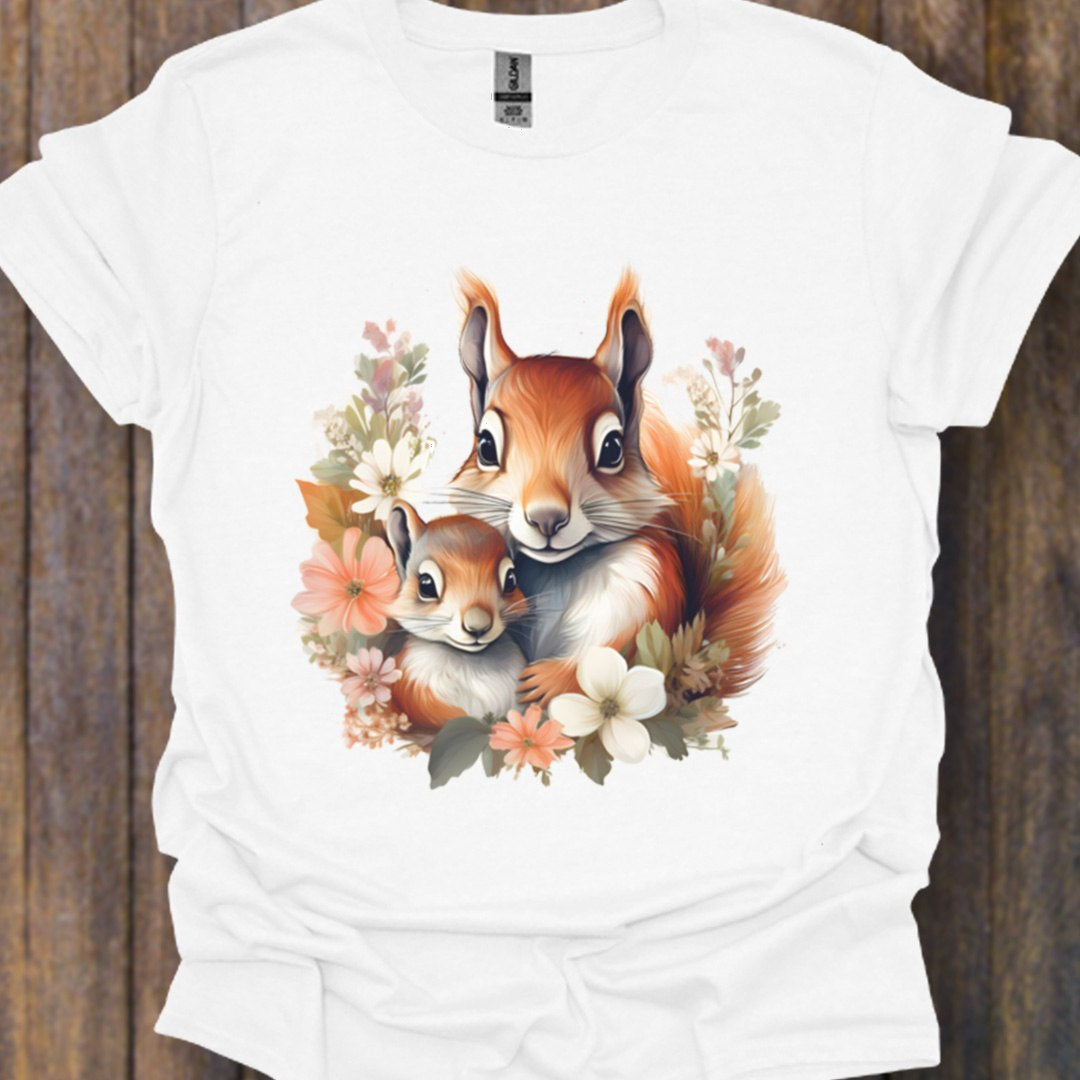 Eekhoorn met Jong T‑Shirt