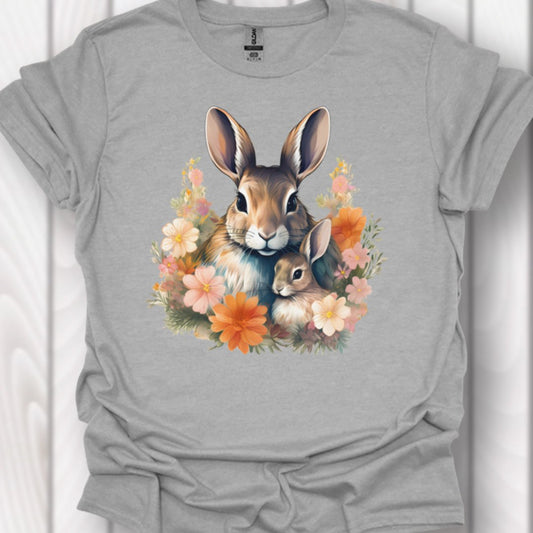 Konijn met Jong T‑Shirt