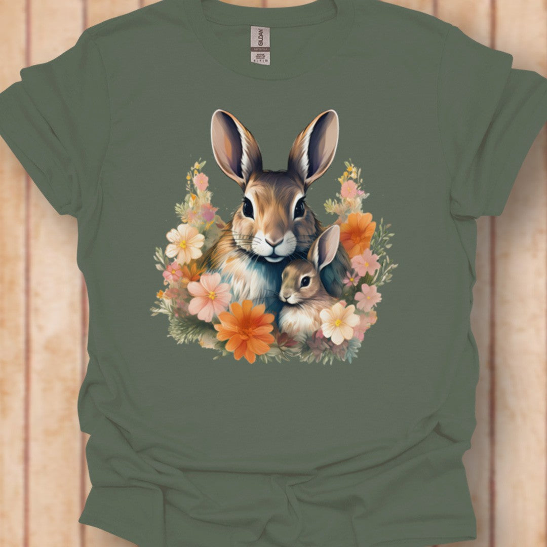 Konijn met Jong T‑Shirt