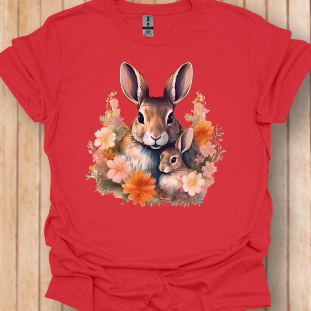 Konijn met Jong T‑Shirt