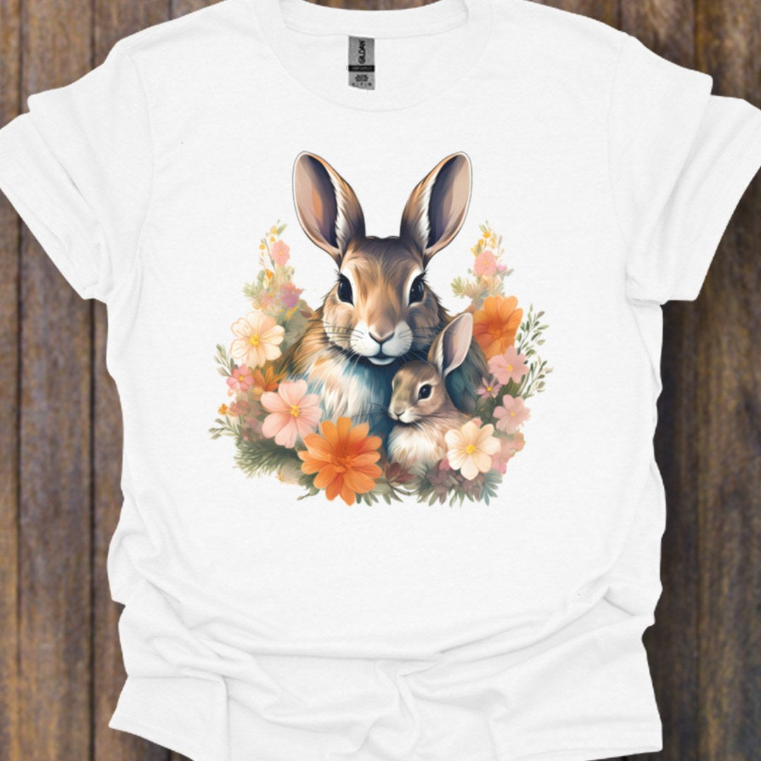 Konijn met Jong T‑Shirt