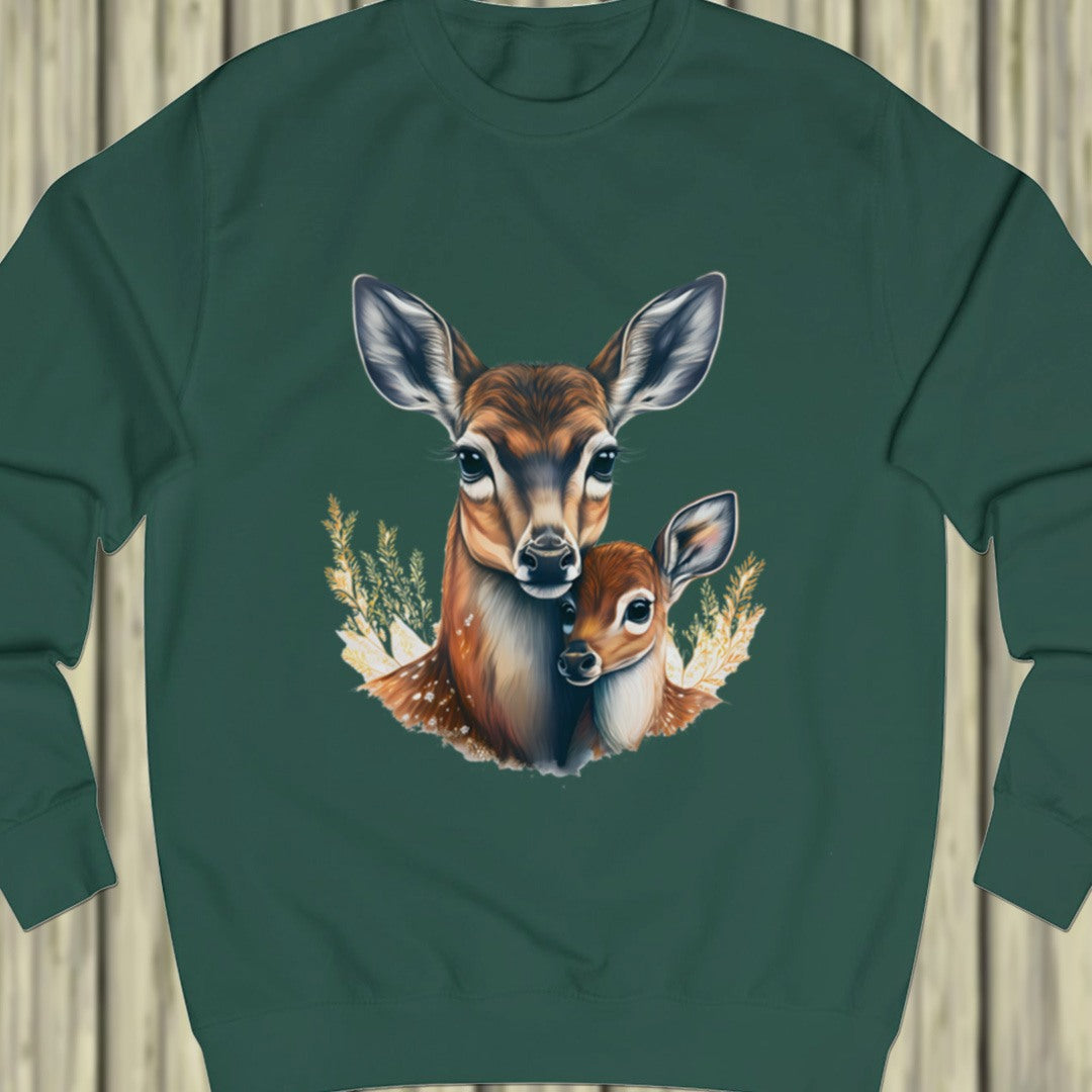 Hert met kalf sweatshirt