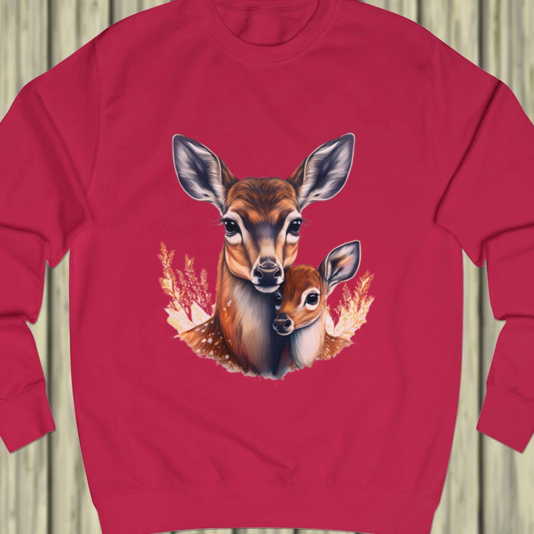 Hert met kalf sweatshirt