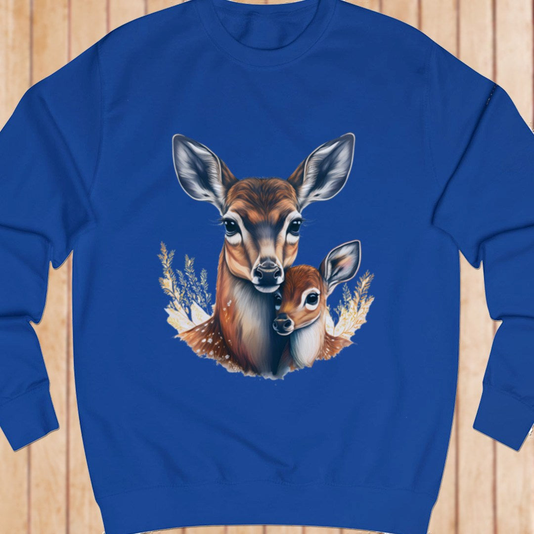 Hert met kalf sweatshirt