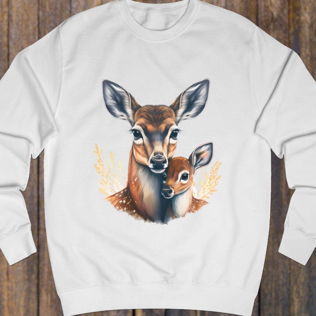 Hert met kalf sweatshirt
