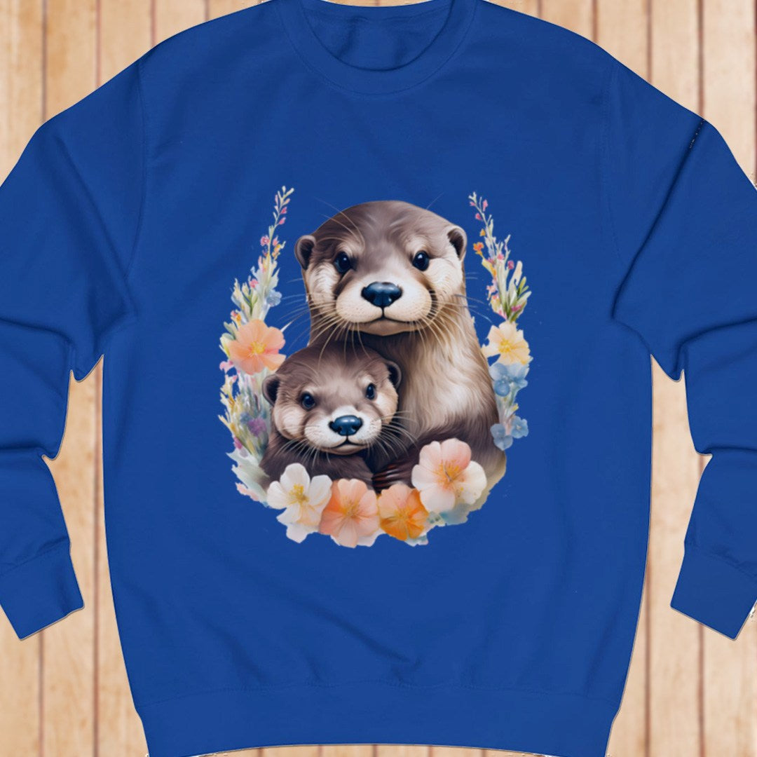 Otter met jong sweatshirt
