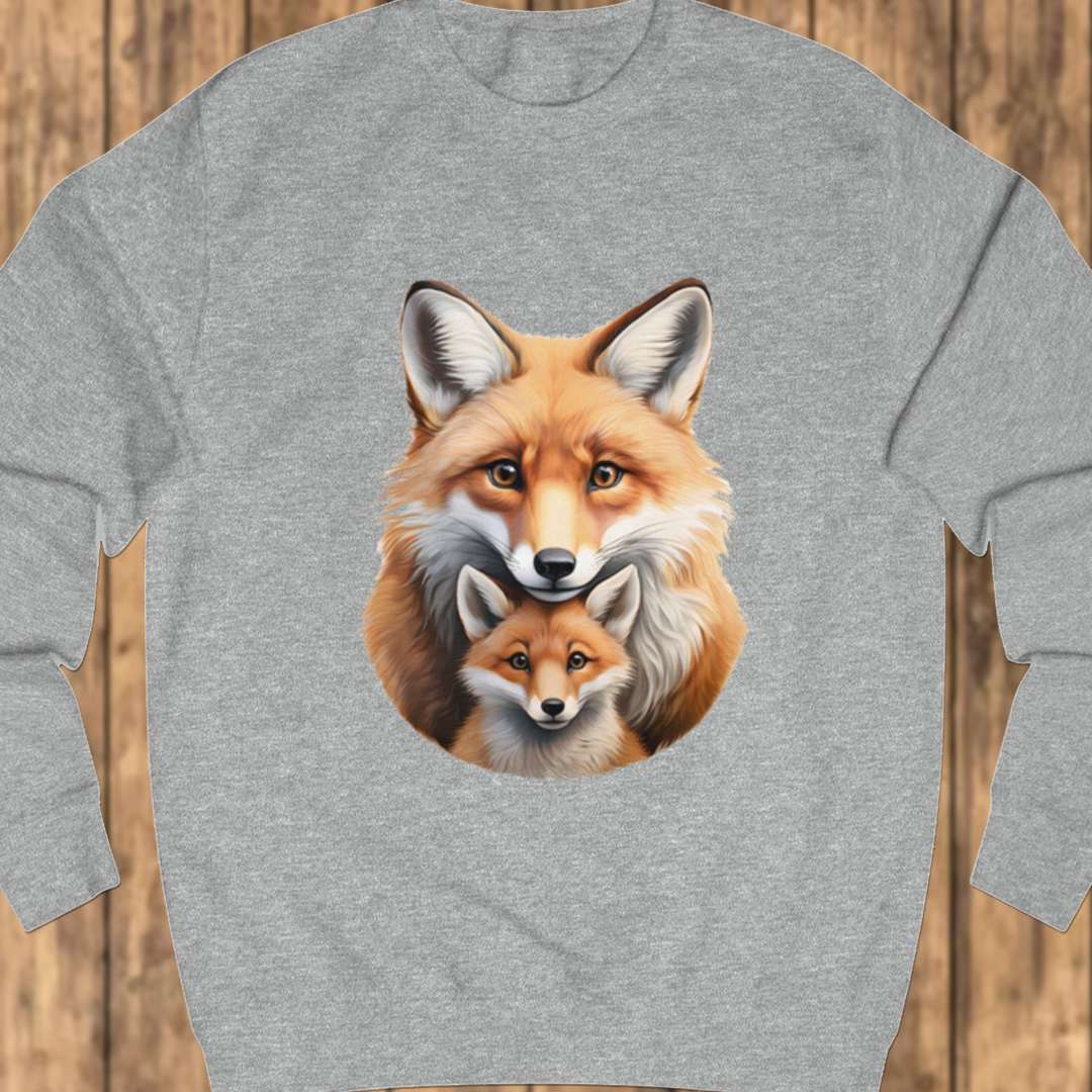 Vos met welp sweatshirt