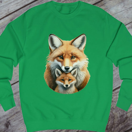 Vos met welp sweatshirt