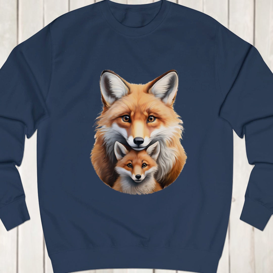 Vos met welp sweatshirt
