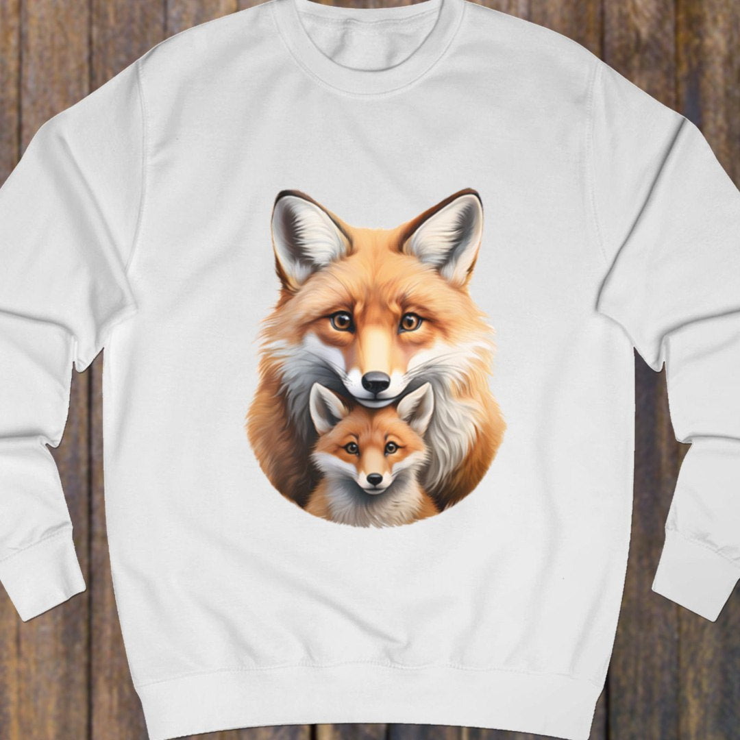 Vos met welp sweatshirt
