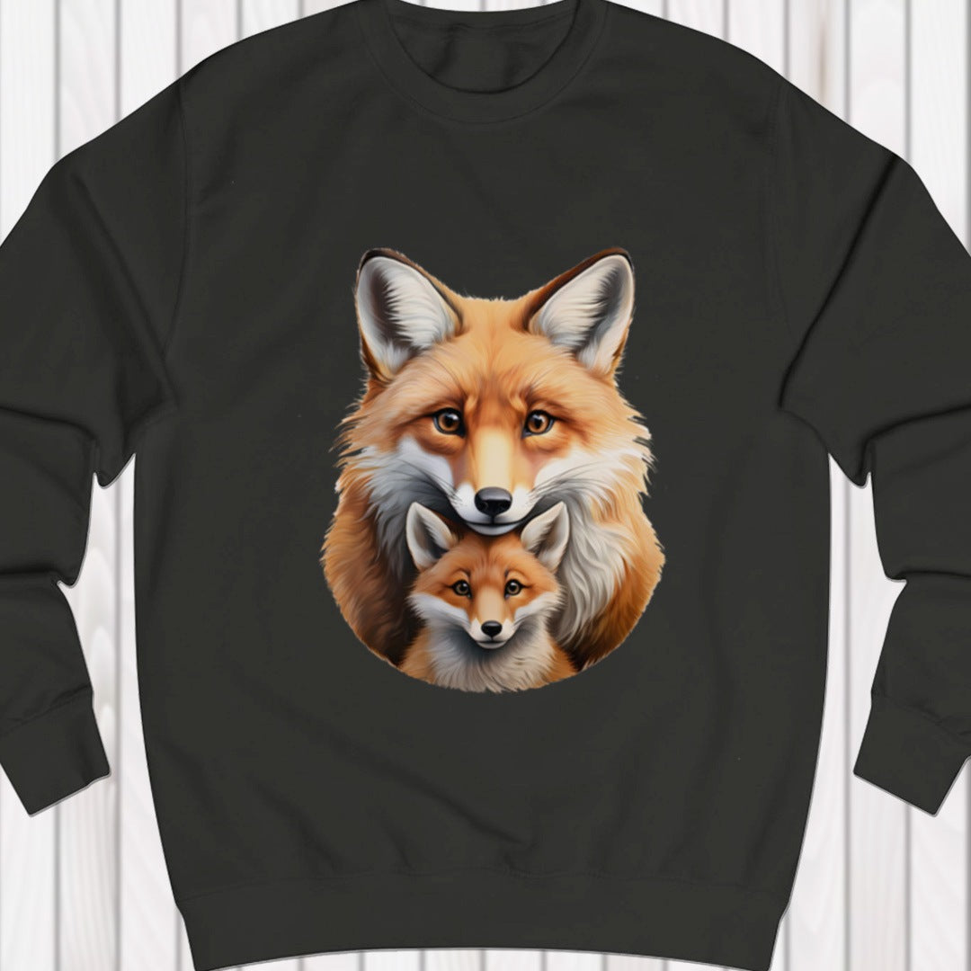 Vos met welp sweatshirt