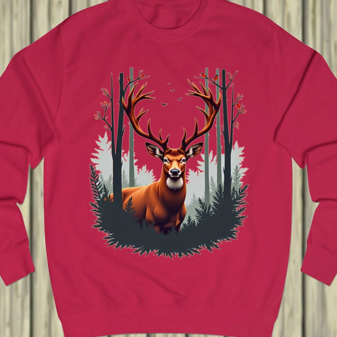 Majestic deer sweatshirt