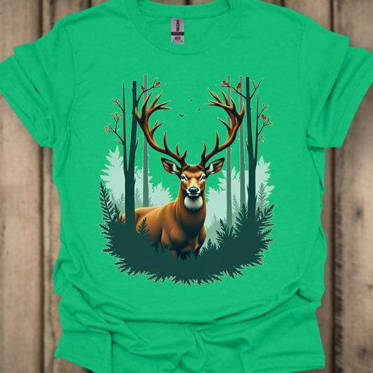 Majestueus Hert T‑Shirt