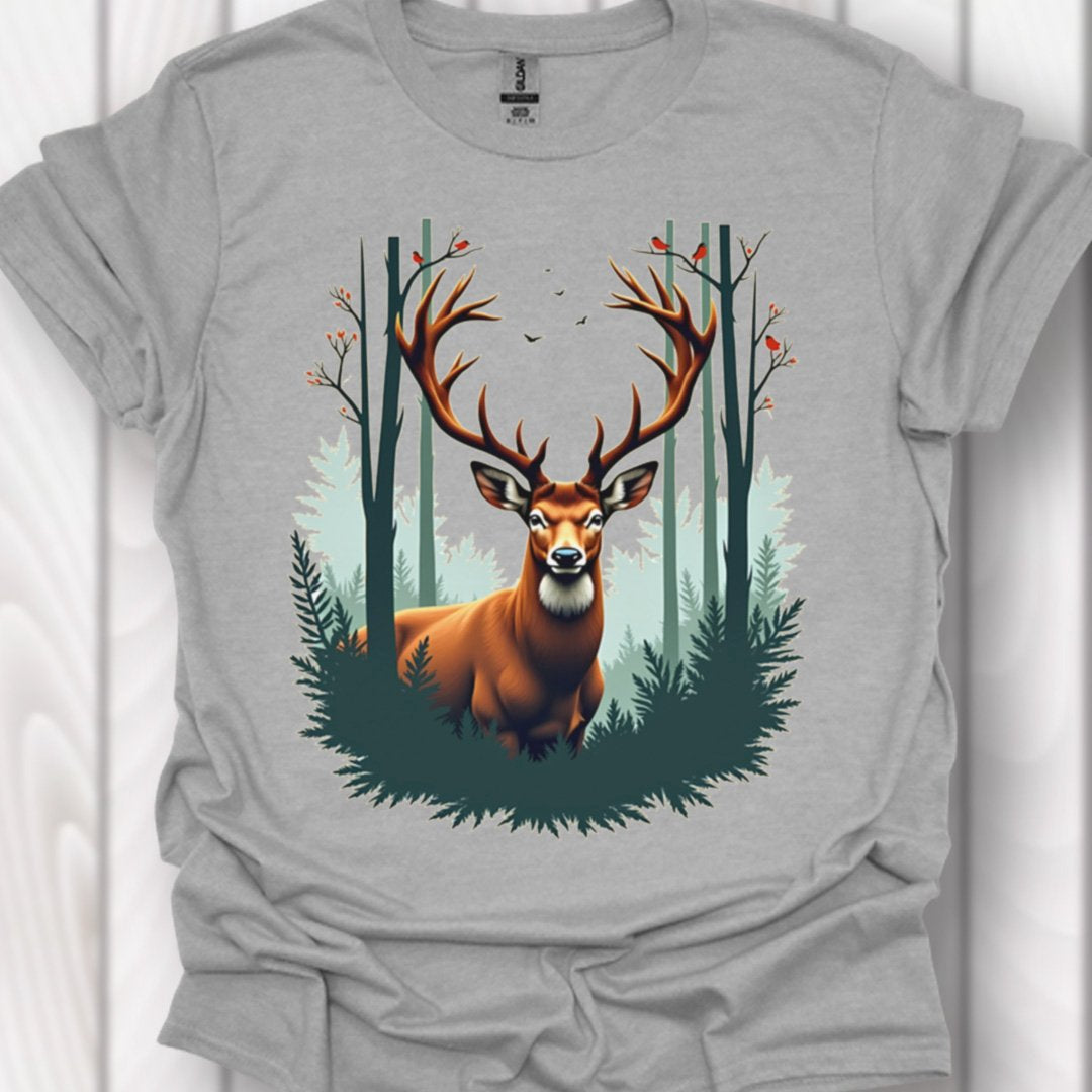Majestueus Hert T‑Shirt