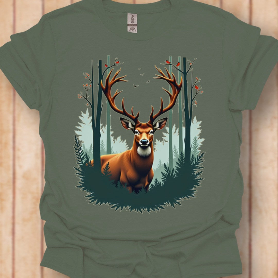 Majestueus Hert T‑Shirt