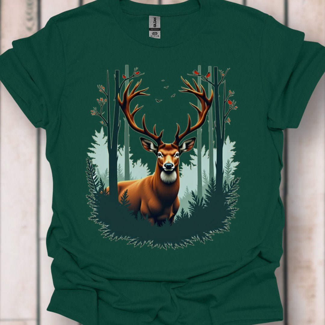 Majestueus Hert T‑Shirt