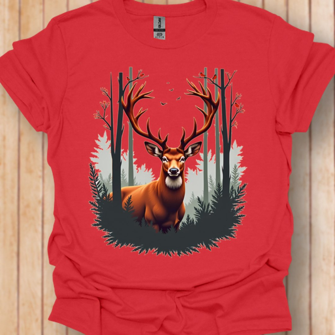 Majestueus Hert T‑Shirt