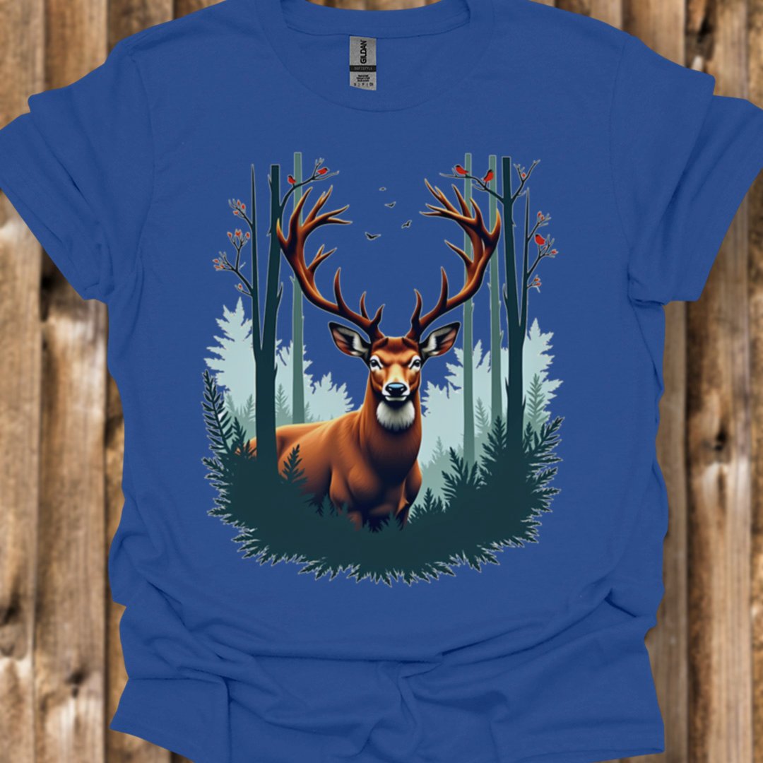 Majestueus Hert T‑Shirt