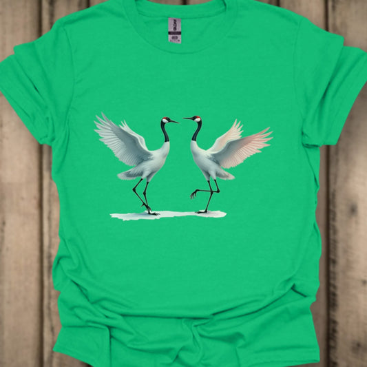 Dansende Kraanvogels T‑Shirt