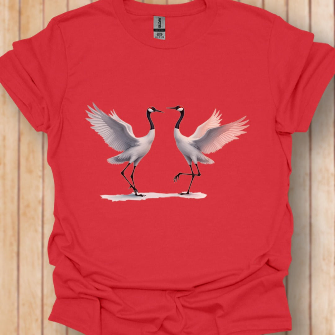 Dansende Kraanvogels T‑Shirt