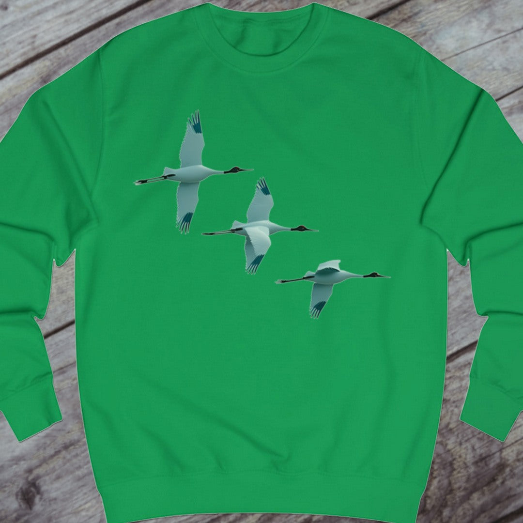 Crane trio sweatshirt