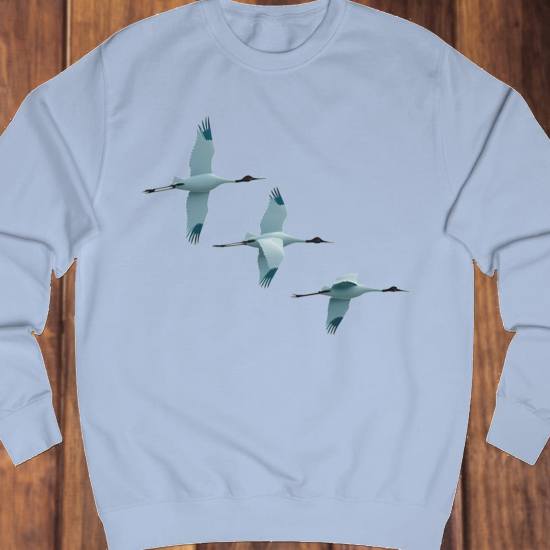 Crane trio sweatshirt