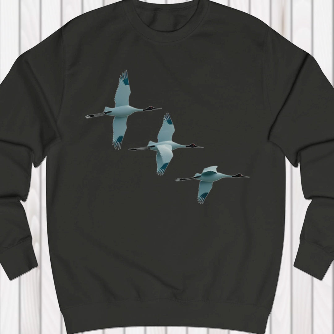 Crane trio sweatshirt