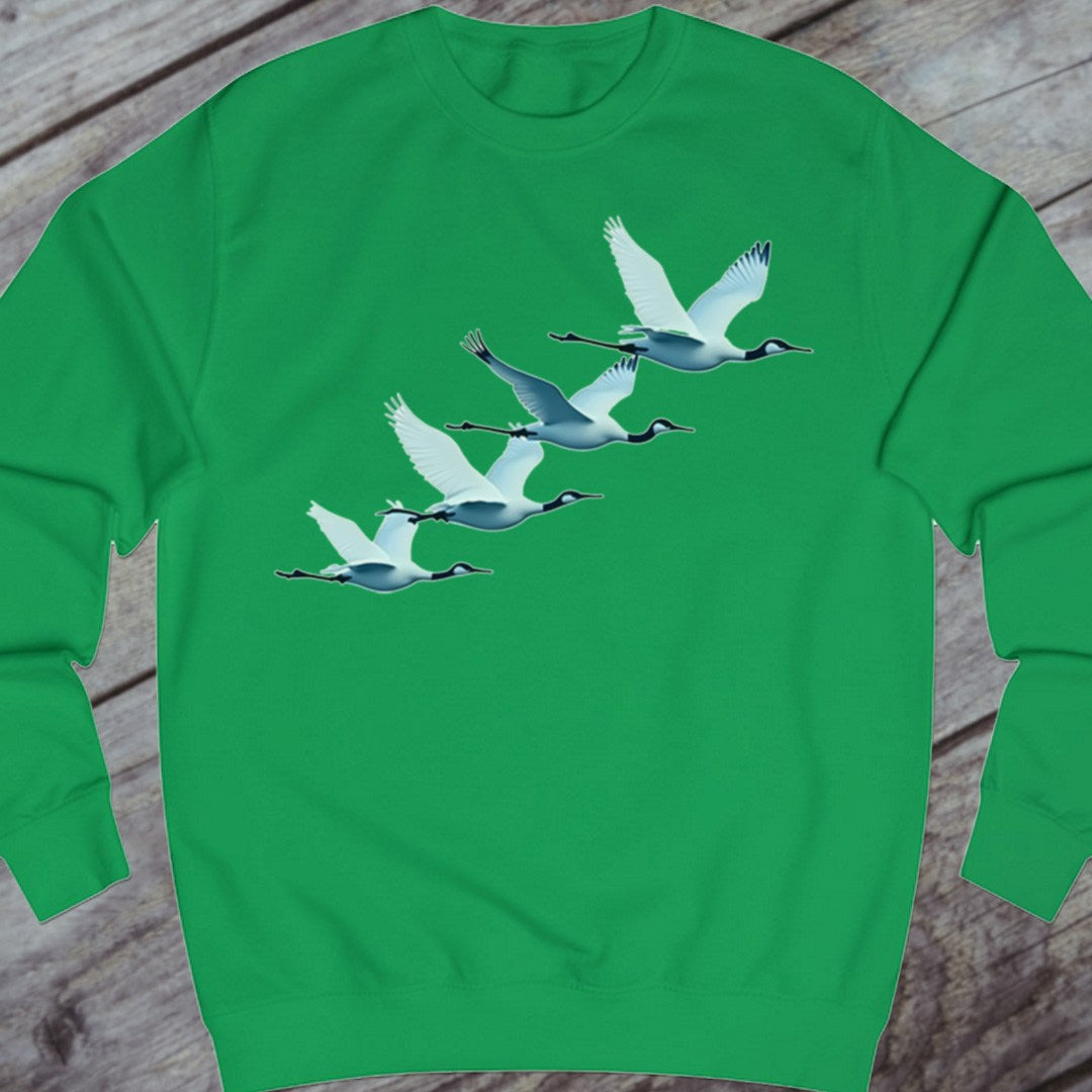 Cranes quartet sweatshirt