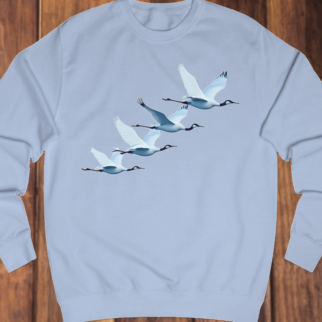 Cranes quartet sweatshirt