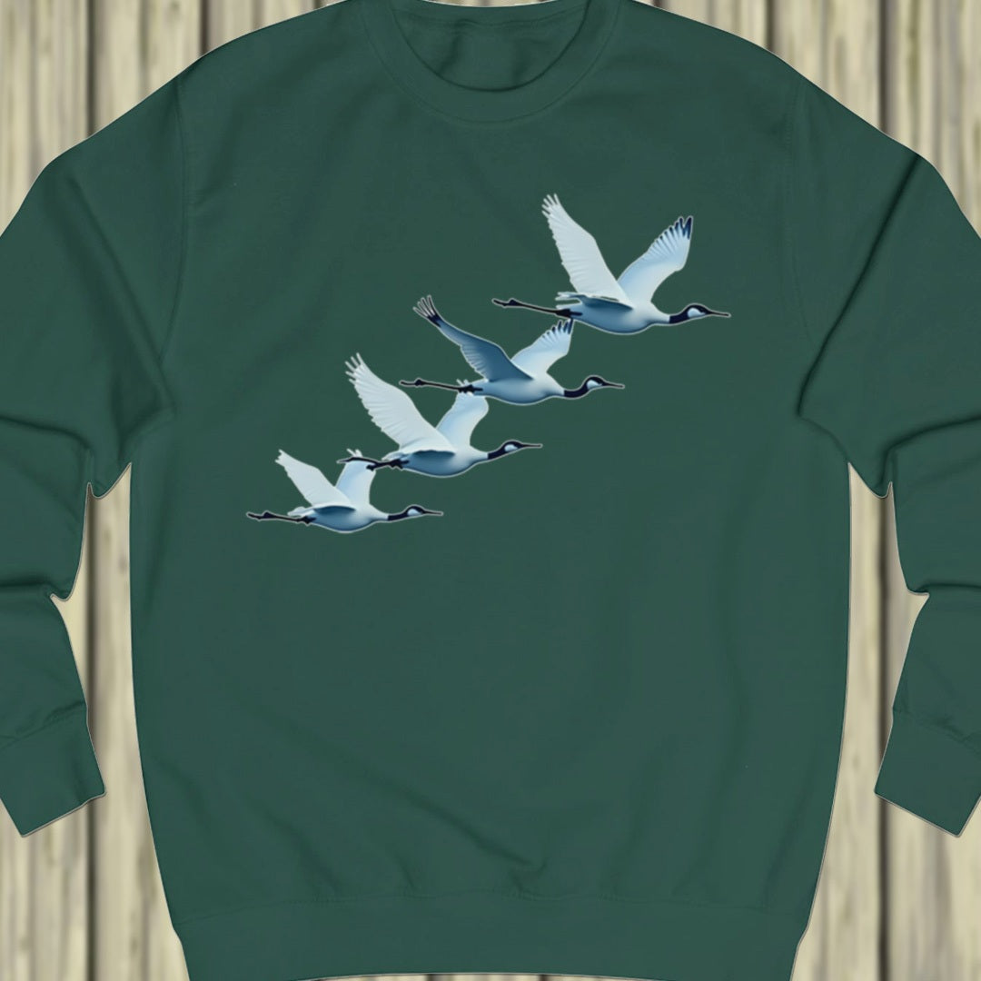 Cranes quartet sweatshirt