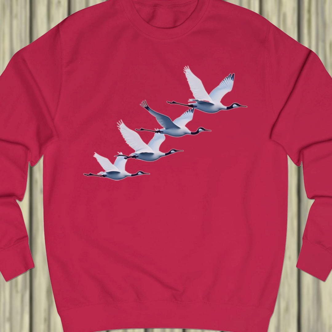 Cranes quartet sweatshirt