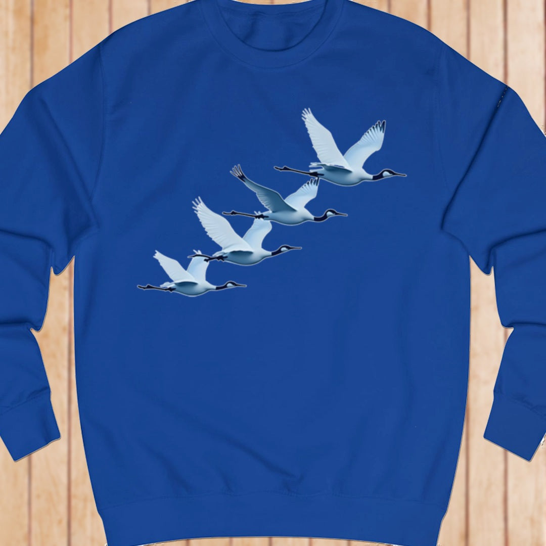 Cranes quartet sweatshirt