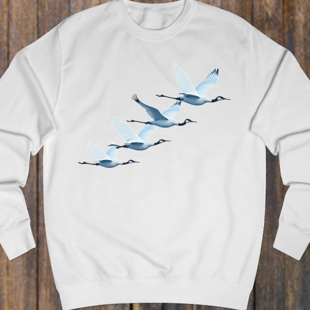 Cranes quartet sweatshirt