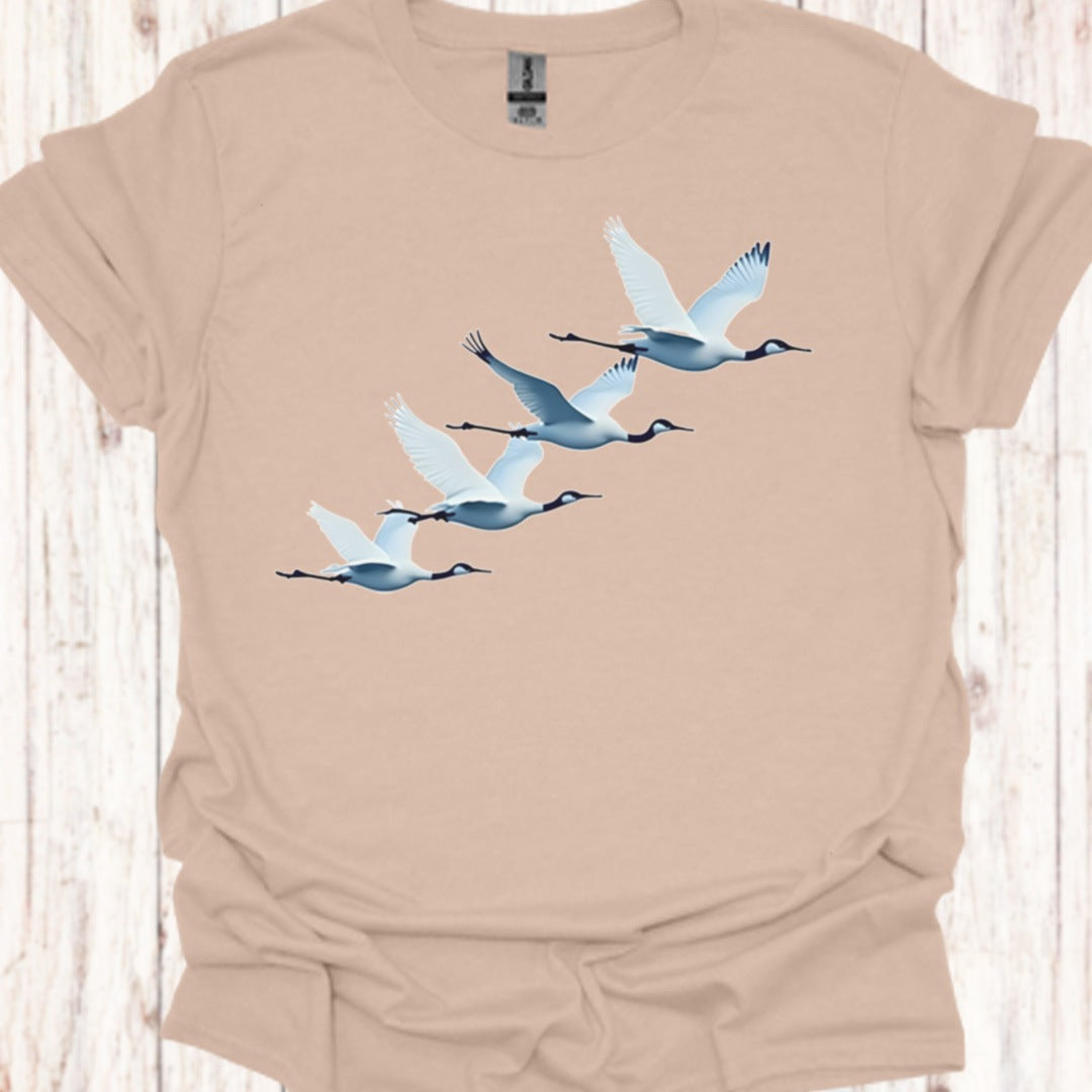 Kraanvogels Kwartet T‑Shirt