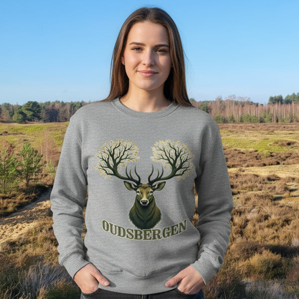 Deer with tree antlers Oudsbergen sweatshirt