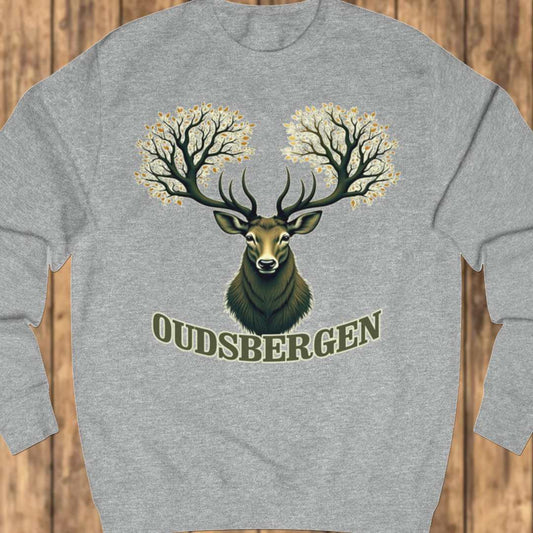 Hert met boomgewei Oudsbergen sweatshirt