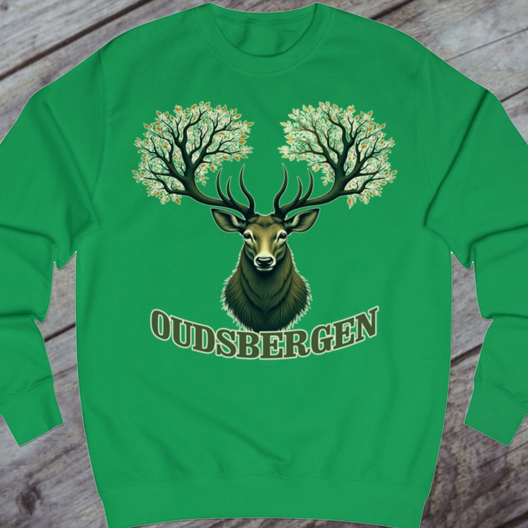 Deer with tree antlers Oudsbergen sweatshirt