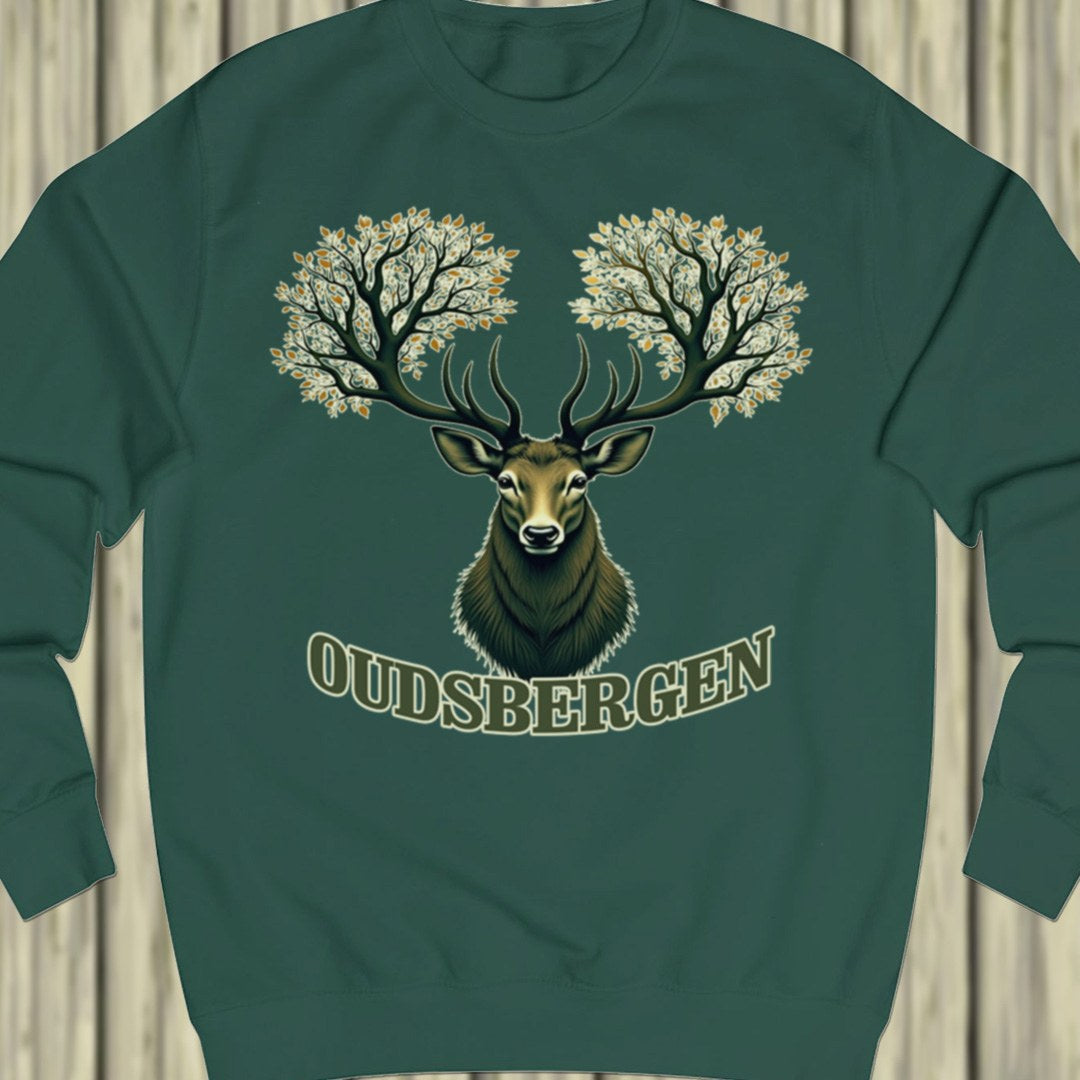 Deer with tree antlers Oudsbergen sweatshirt
