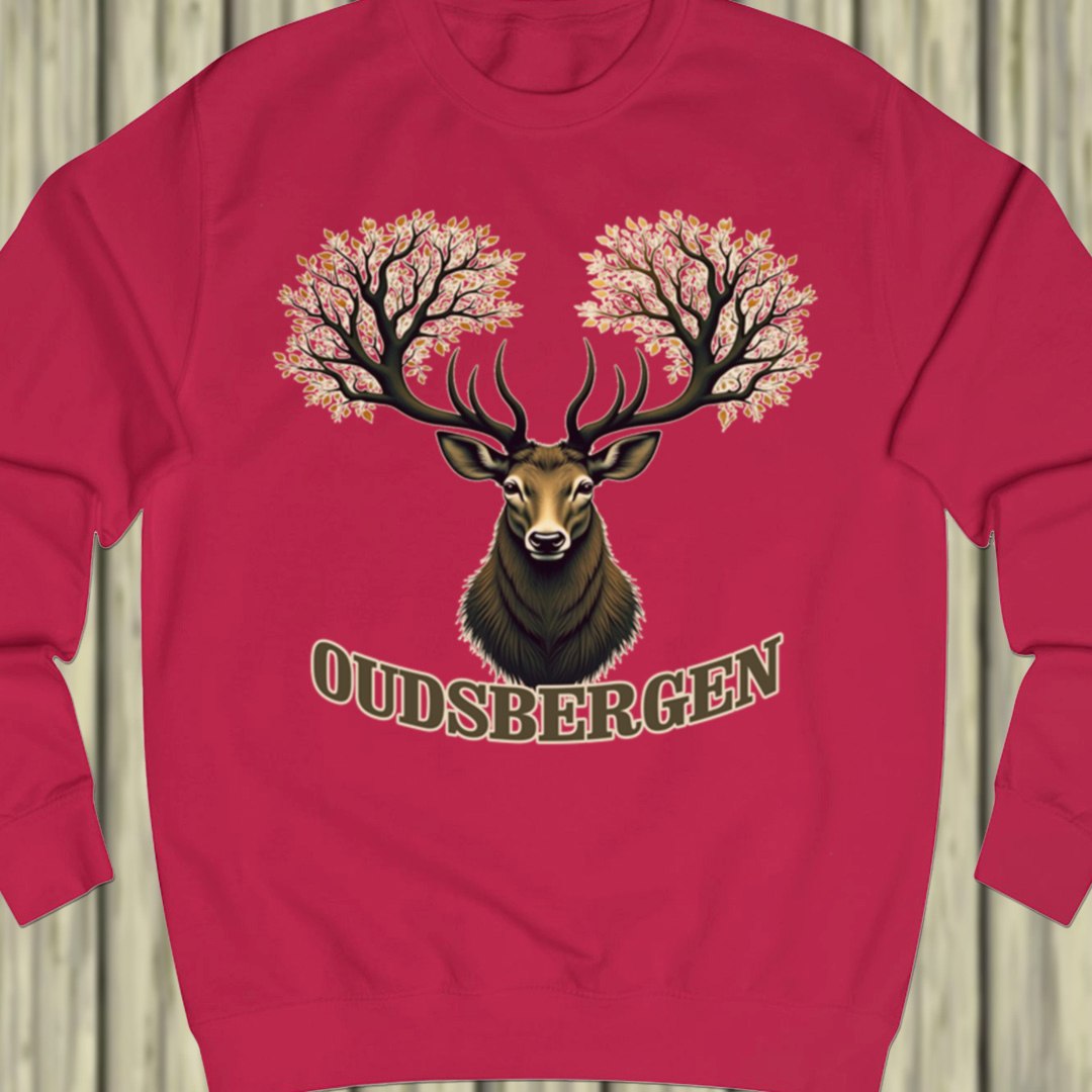 Deer with tree antlers Oudsbergen sweatshirt