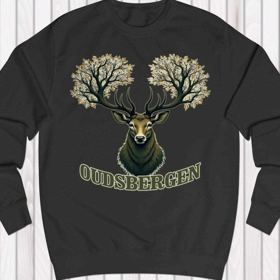 Deer with tree antlers Oudsbergen sweatshirt