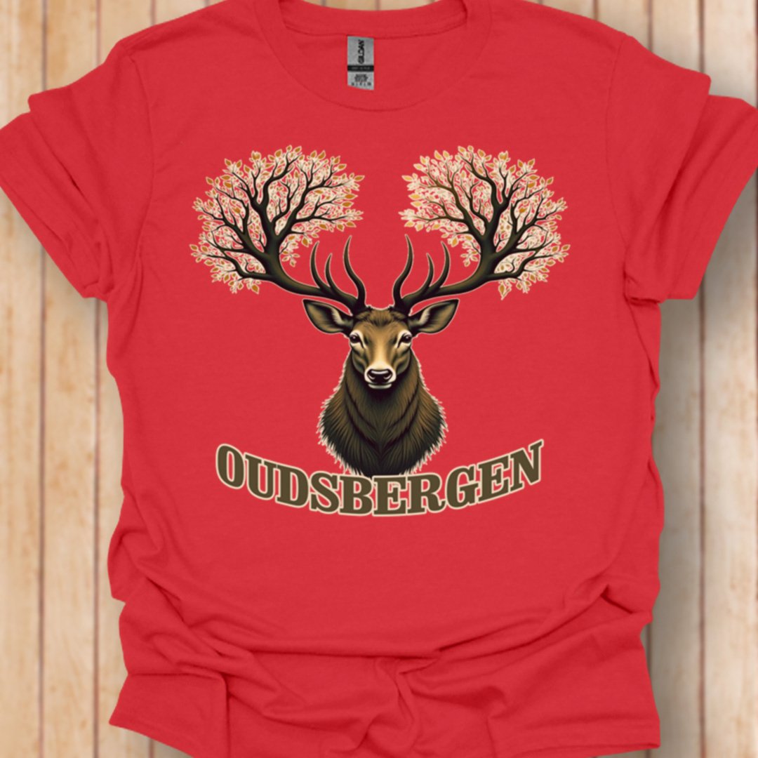 Hert met Boomgewei Oudsbergen T‑Shirt