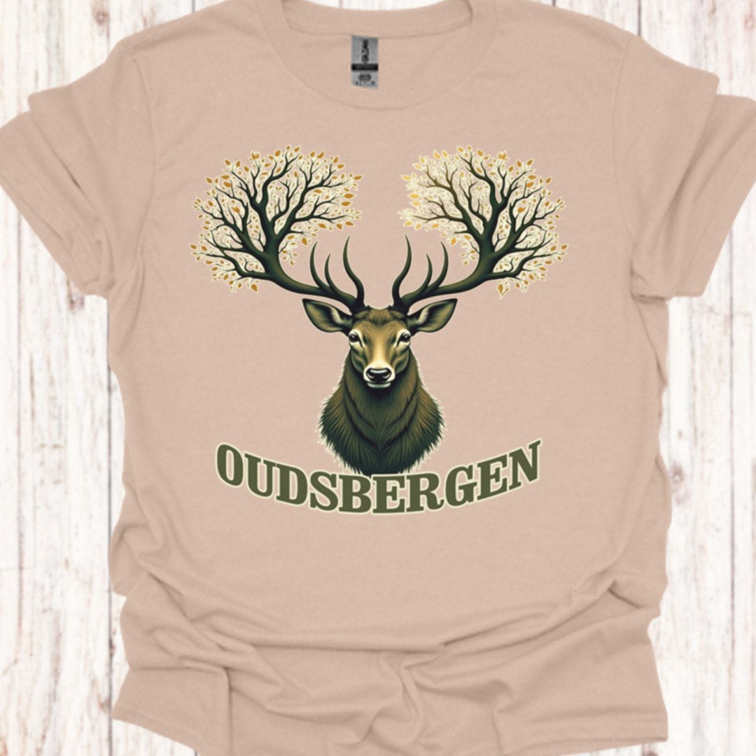 Hert met Boomgewei Oudsbergen T‑Shirt
