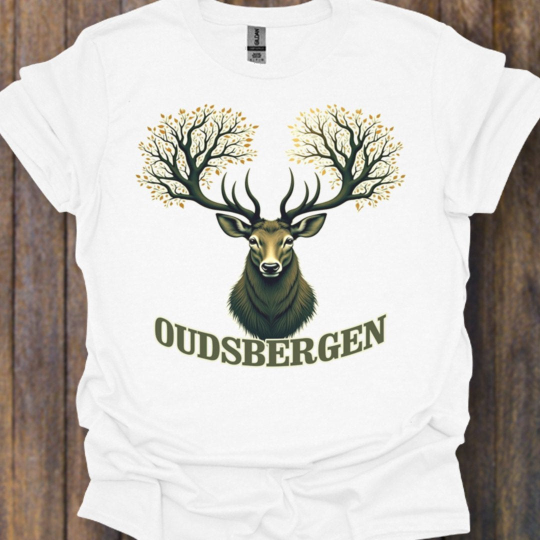 Hert met Boomgewei Oudsbergen T‑Shirt