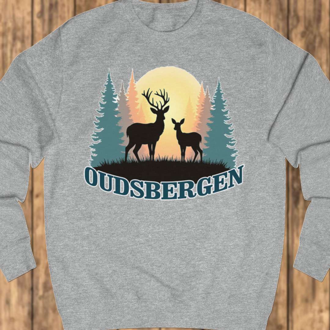 Hert en kalf Oudsbergen sweatshirt