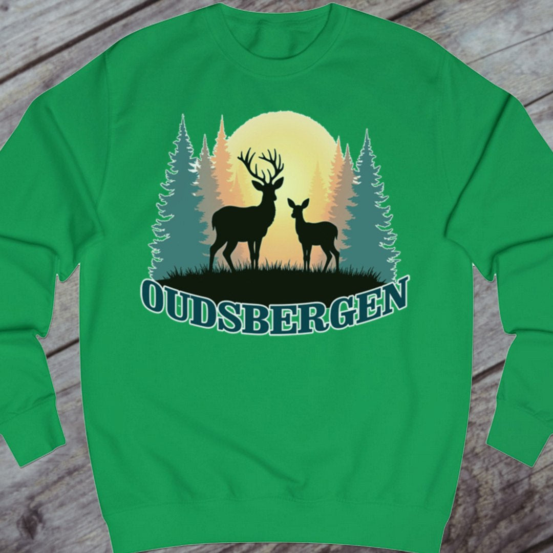 Hert en kalf Oudsbergen sweatshirt